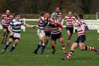 No way through as Tynedale's Kristian Borthwick stops  the Rosslyn Park attack at Tynedale Park, Corbridge, Northumberland. Photo: David T. Hewitson/Sports for All Pics